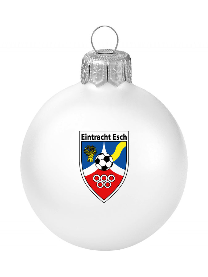 Weihnachtskugel Logo 8cm