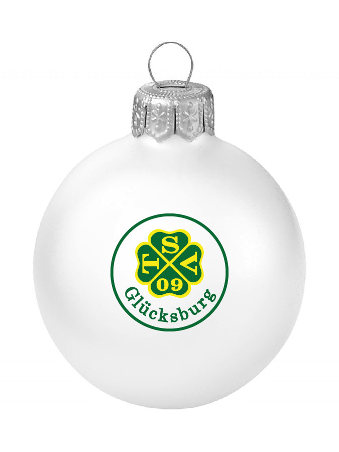 Weihnachtskugel Logo 8cm