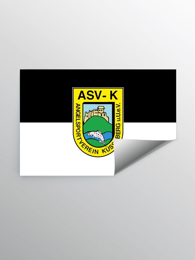 Aufkleber DIN A7 Logo