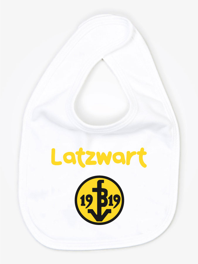 Babylätzchen Latzwart