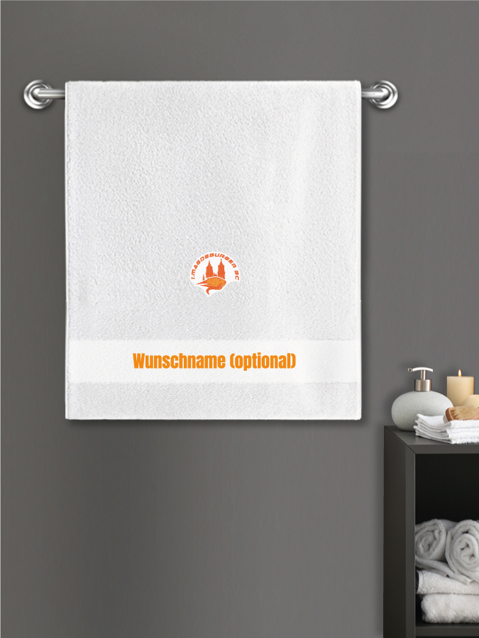 Badehandtuch Team Sticklogo