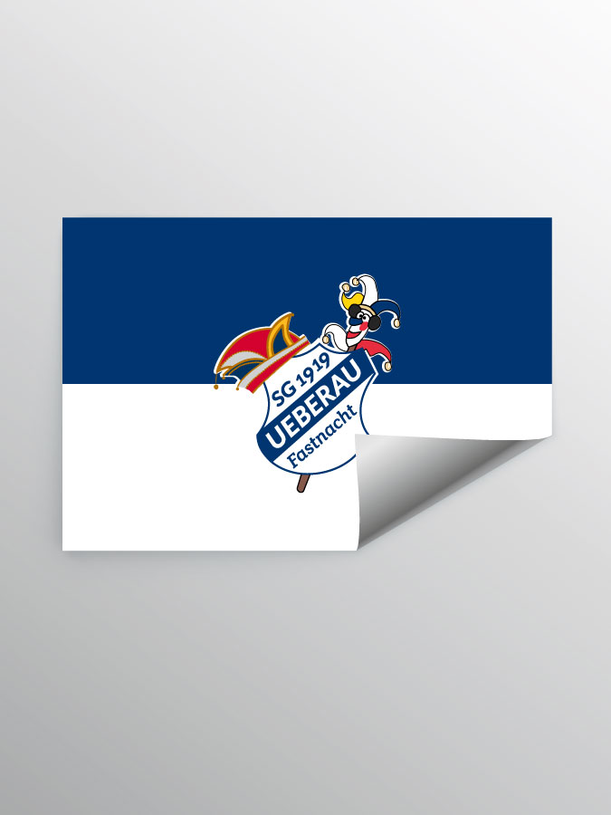 Aufkleber DIN A7 Logo