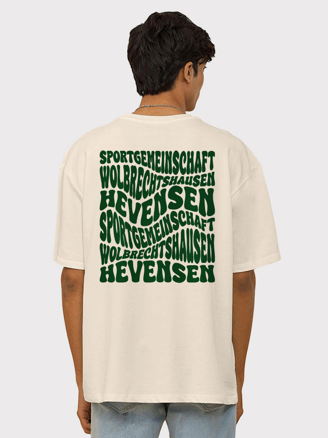 Oversized Shirt Wavy Herren