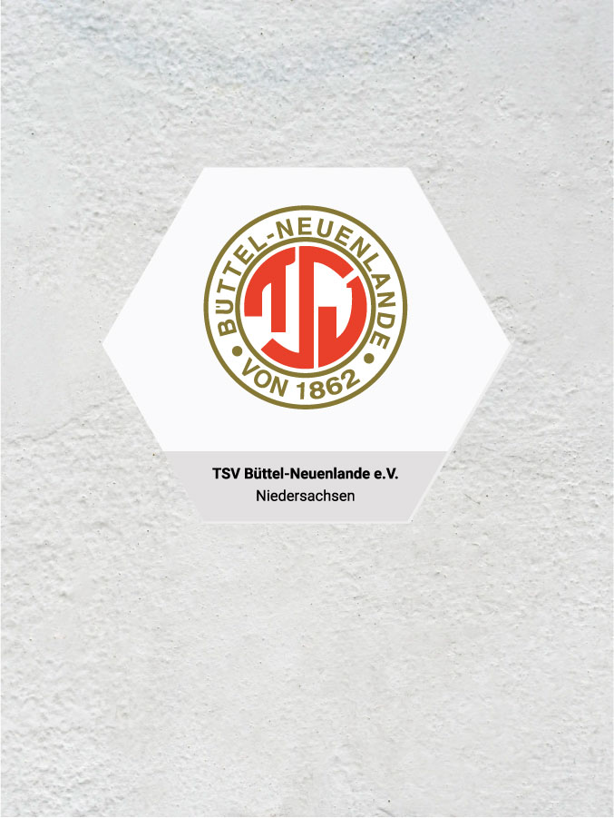 Wandkachel Hexagon mit Logo