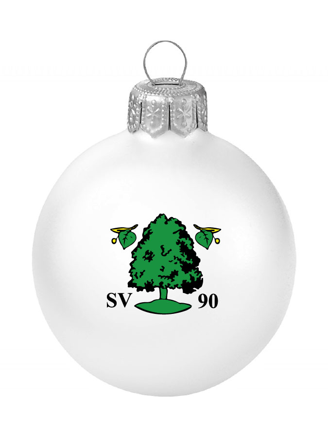 Weihnachtskugel Logo 8cm