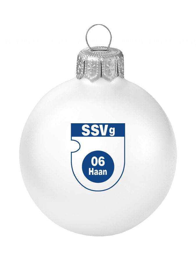 Weihnachtskugel Logo 8cm