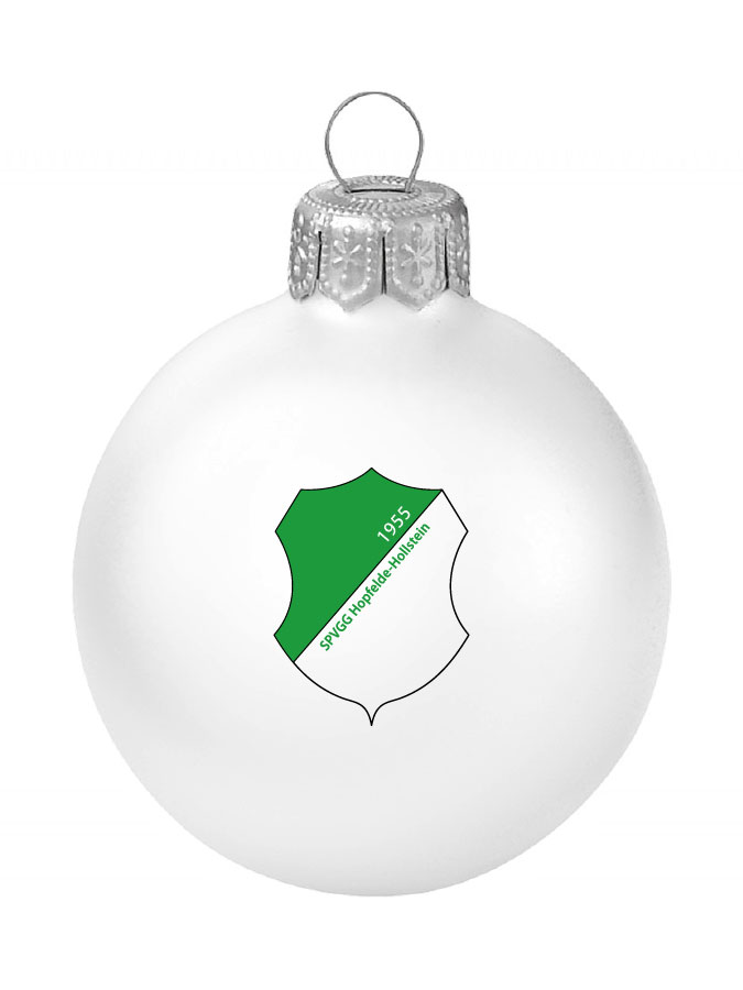 Weihnachtskugel Logo 8cm