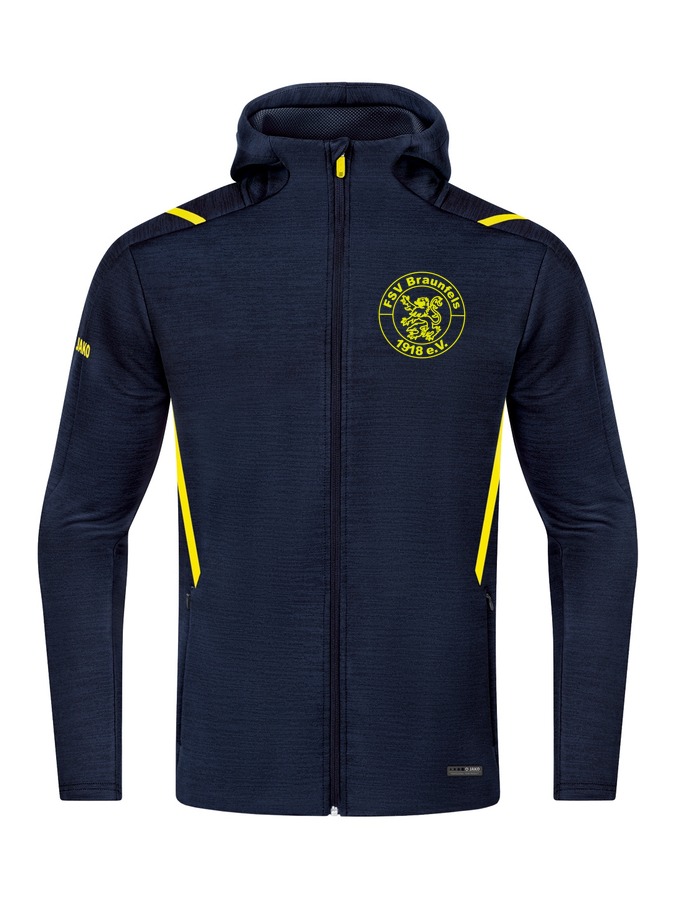 Jako Freizeitjacke Challenge mit Kapuze