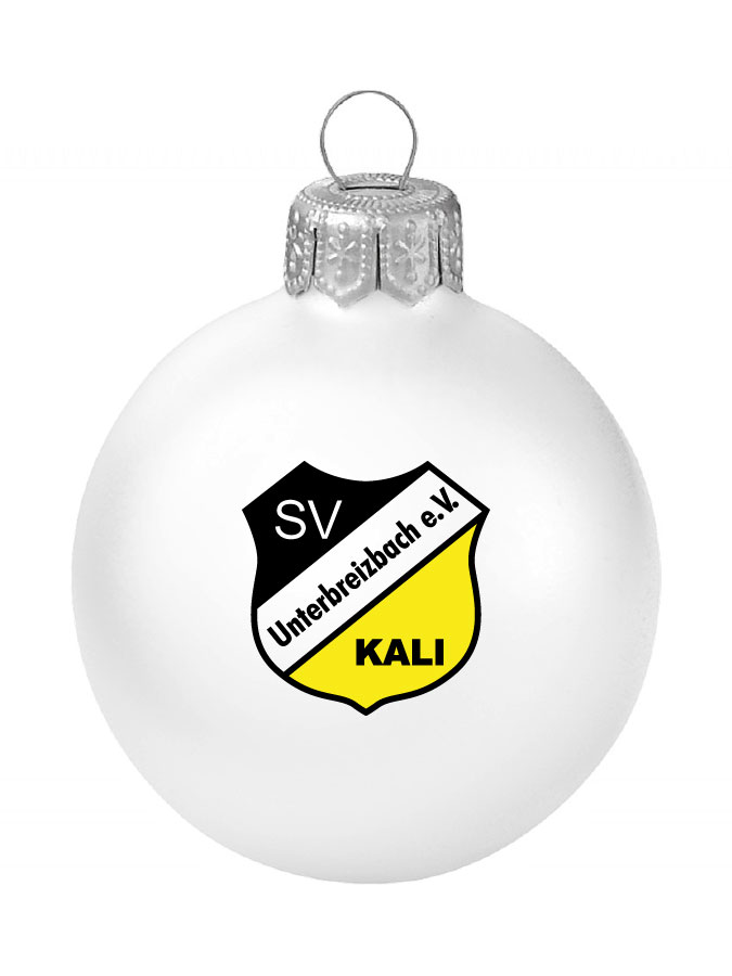 Weihnachtskugel Logo 8cm