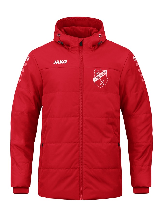 Jako Coachjacke Team mit Kapuze