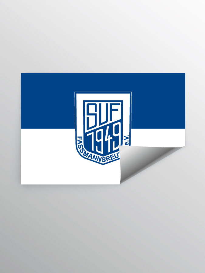 Aufkleber DIN A7 Logo
