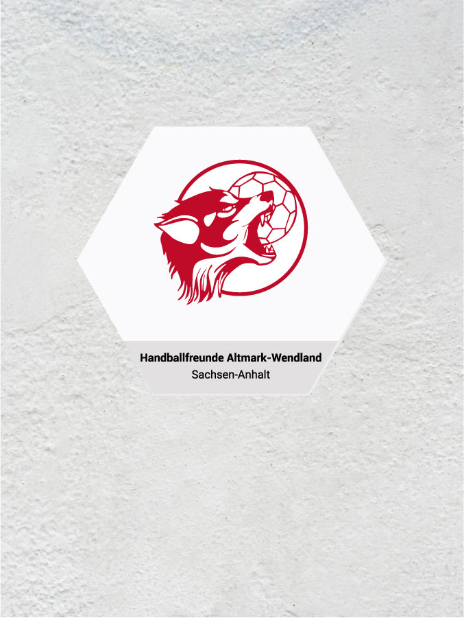 Wandkachel Hexagon mit Logo