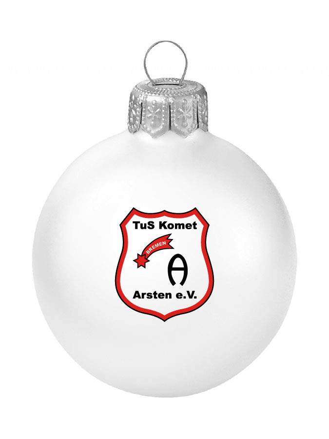 Weihnachtskugel Logo 8cm