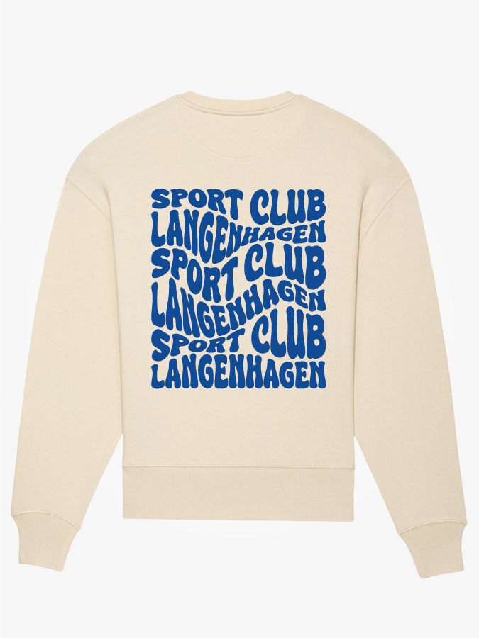 Sweatshirt Oversized Wavy Herren