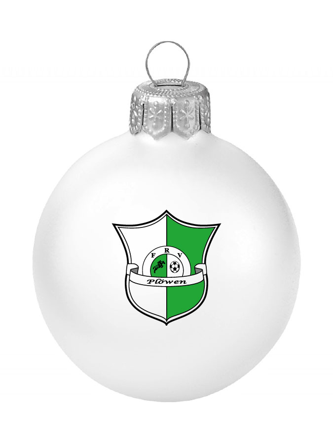 Weihnachtskugel Logo 8cm