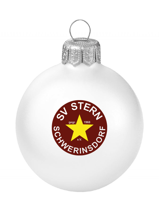 Weihnachtskugel Logo 8cm