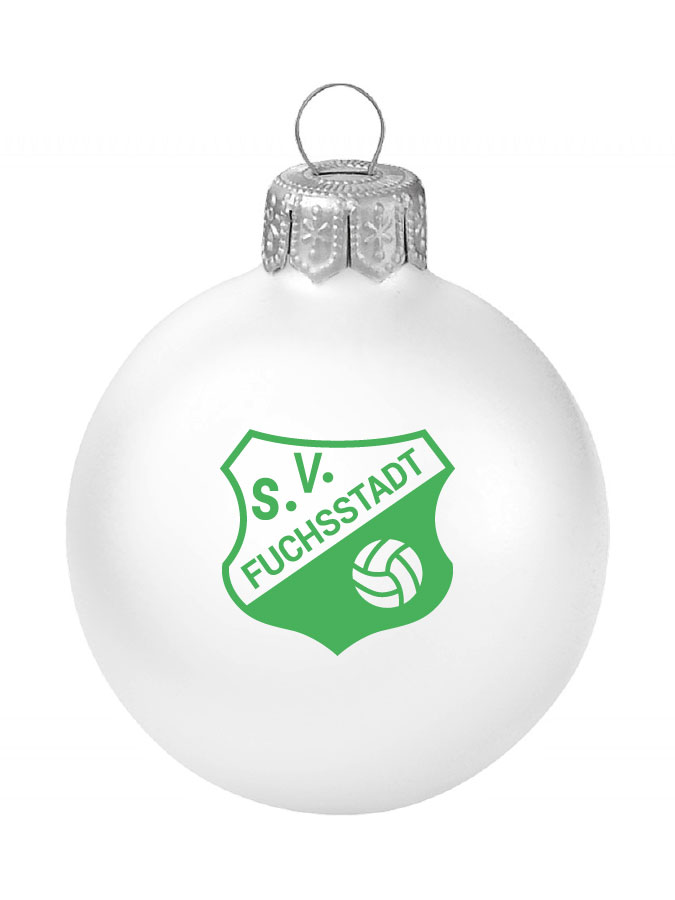 Weihnachtskugel Logo 8cm