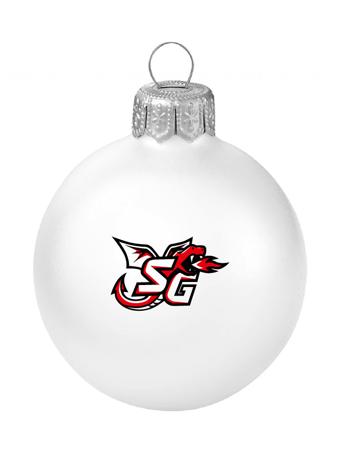 Weihnachtskugel Logo 8cm