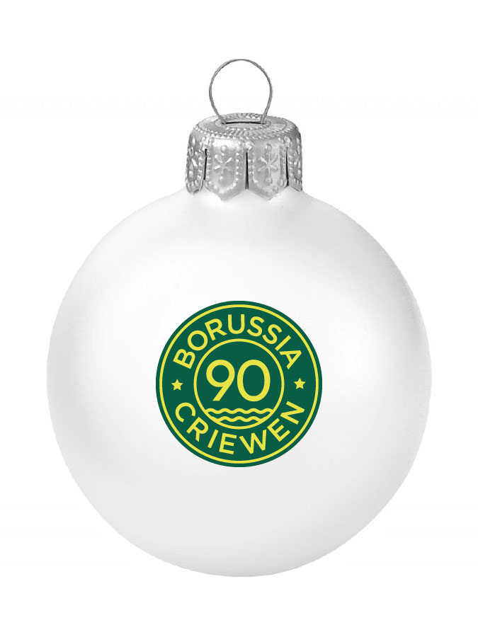 Weihnachtskugel Logo 8cm