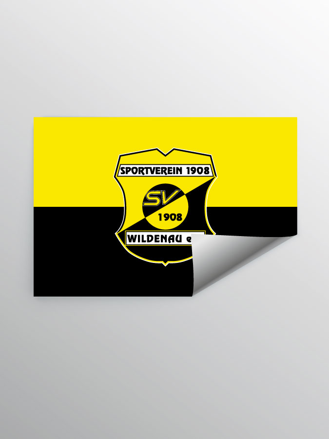 Aufkleber DIN A7 Logo