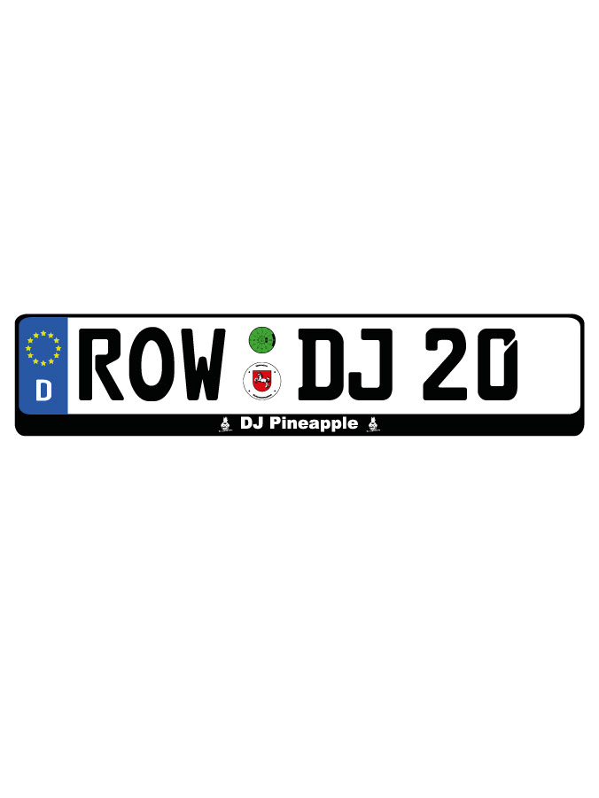 Kennzeichenhalter Kalden (2er Set)