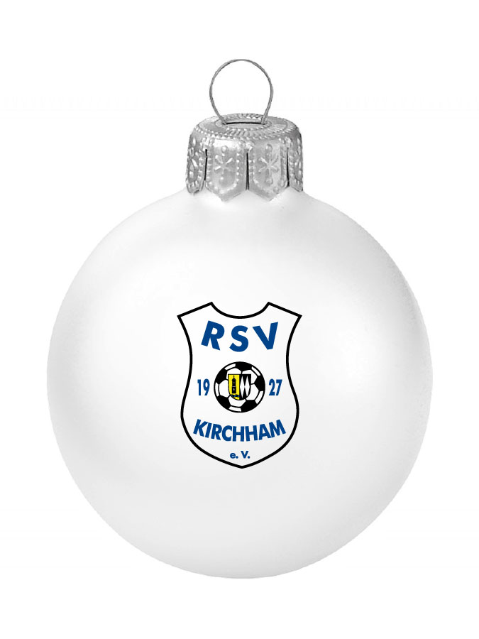 Weihnachtskugel Logo 8cm