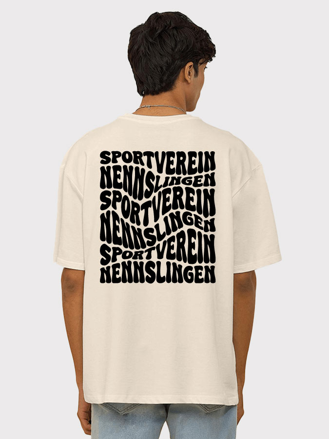 T-Shirt Oversized Wavy Herren