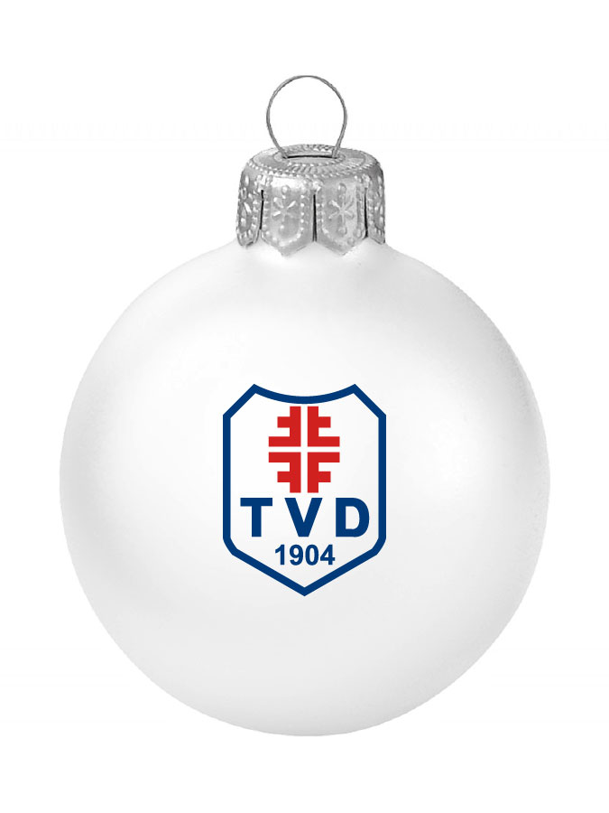 Weihnachtskugel Logo 8cm