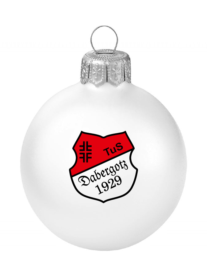 Weihnachtskugel Logo 8cm