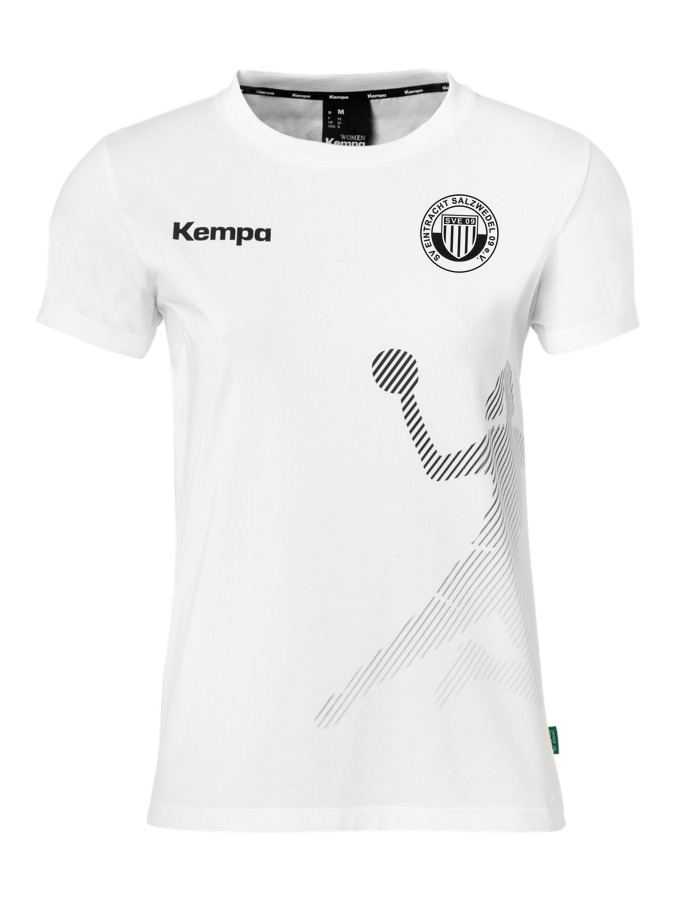 Kempa T-Shirt Black & White Damen