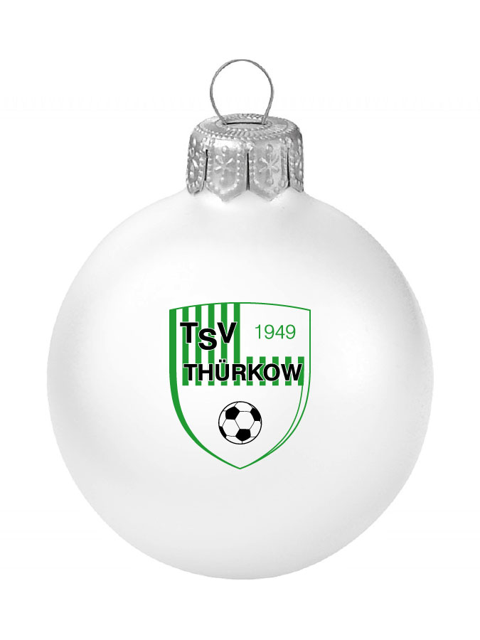 Weihnachtskugel Logo 8cm
