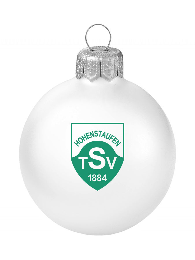 Weihnachtskugel Logo 8cm