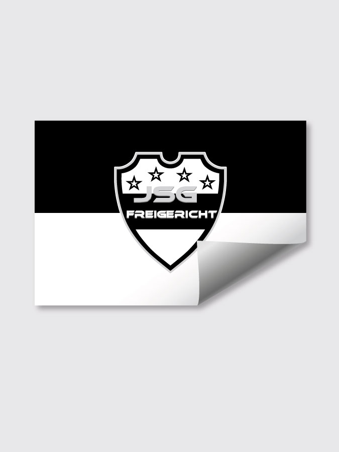 Aufkleber DIN A7 Logo