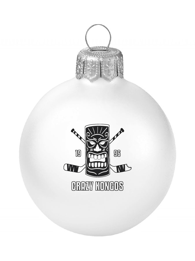 Weihnachtskugel Logo 8cm