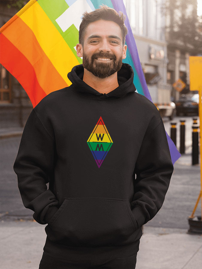Hoodie Rainbow Herren