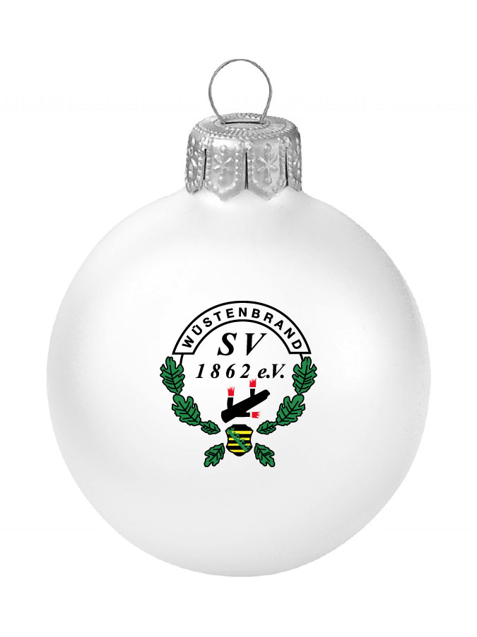 Weihnachtskugel Logo 8cm