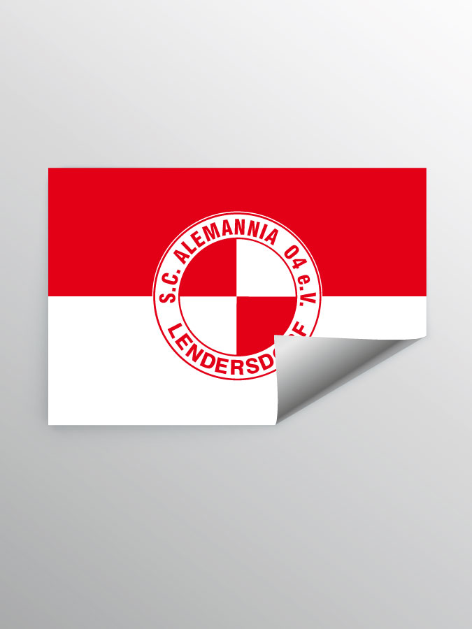 Aufkleber DIN A7 Logo