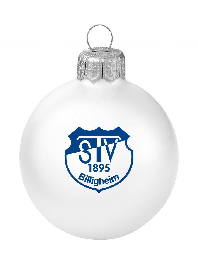 Weihnachtskugel Logo 8cm
