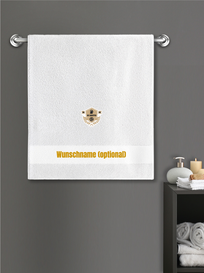 Badehandtuch Team Sticklogo
