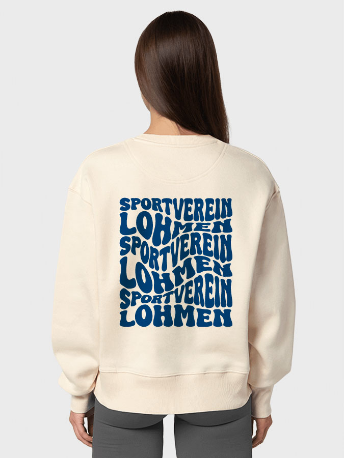 Oversized Sweater Wavy Damen