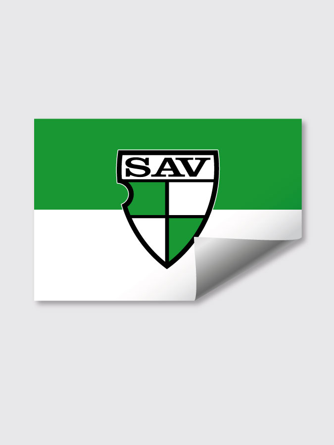 Aufkleber DIN A7 Logo