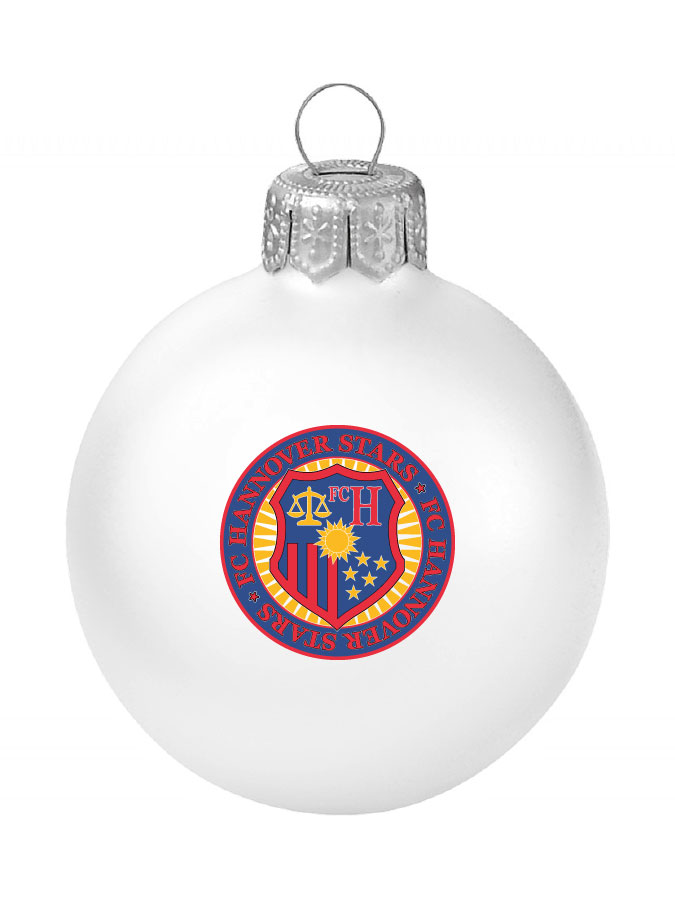 Weihnachtskugel Logo 8cm
