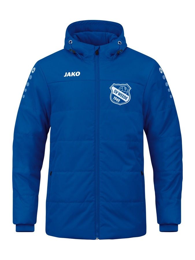 Jako Coachjacke Team mit Kapuze