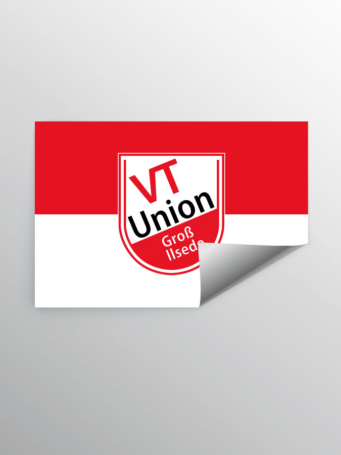 Aufkleber DIN A7 Logo