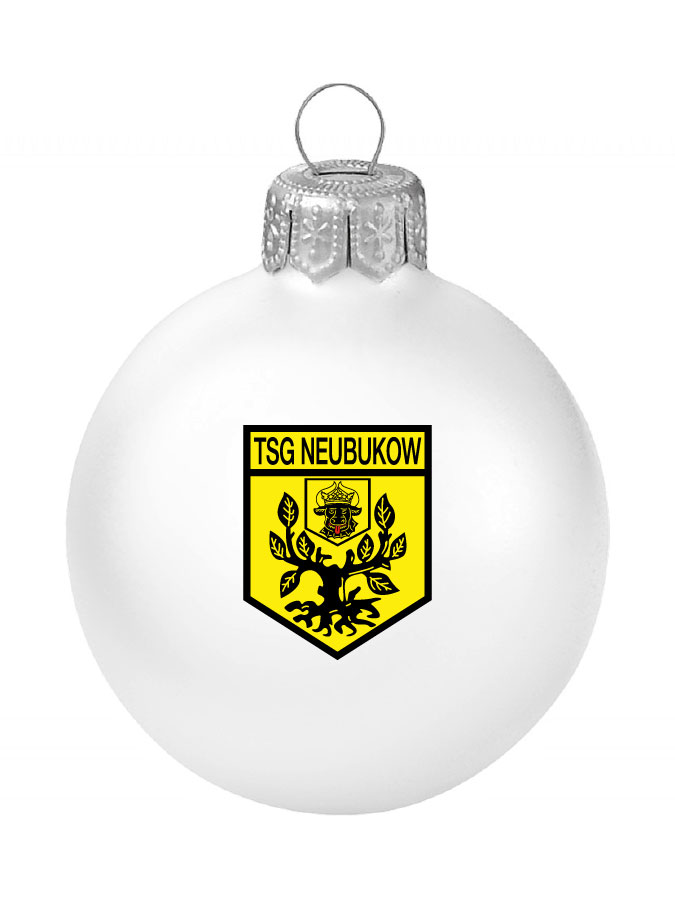 Weihnachtskugel Logo 8cm
