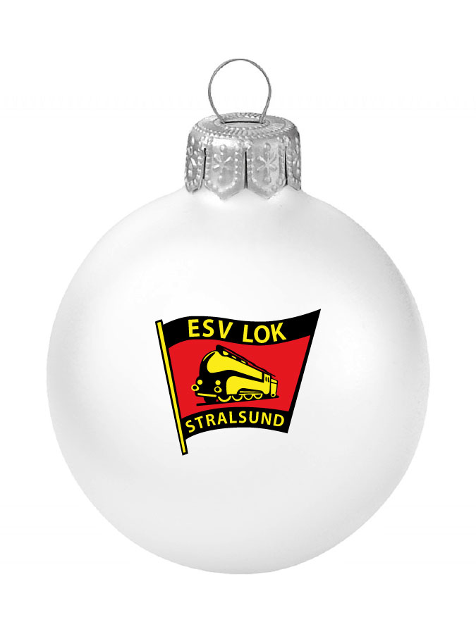 Weihnachtskugel Logo 8cm