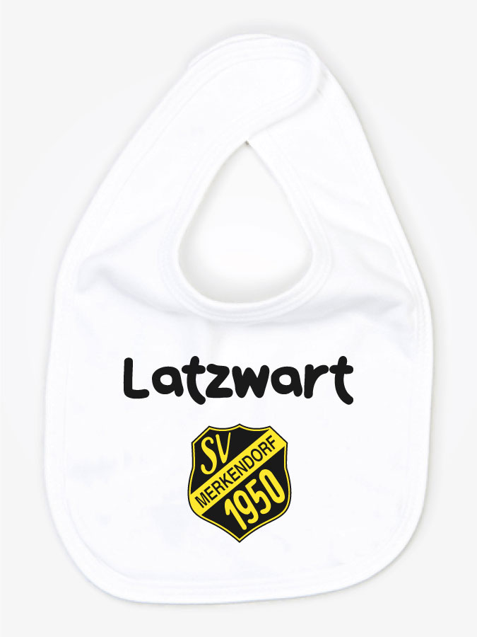 Babylätzchen Latzwart