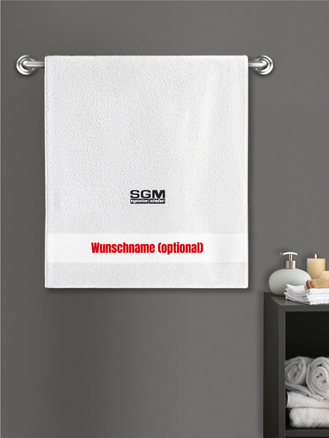 Badehandtuch Team Sticklogo