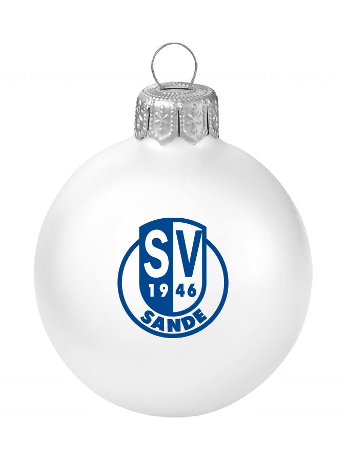 Weihnachtskugel Logo 8cm