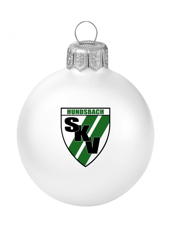 Weihnachtskugel Logo 8cm